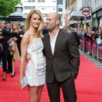 Action hero: Actor Jason Statham and Rosie Huntington-Whiteley arrive at the world premiere of \"The Hummingbird\" at the Odeon West End in London on June 17. | AP