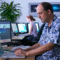 Alien hunter: Astronomer Geoff Marcy hopes instruments at an observatory in Hawaii will spot an errant laser Internet beam flashing from a distant star system. With planets easy to find, astronomer sets sights on alien spacecraft