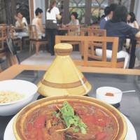 Moroccan beef tagine at Cicada in Omotesando.   | ROBBIE SWINNERTON
