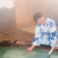 In hot water: There\'s no better way for a woman to shake off the summer chills than to take a hot bath. | ASHINARI