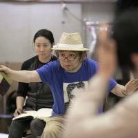 Director Keralino Sandorovich energetically explains what he wants during a rehearsal for \"The Seagull.\" | TAKASHI KATO