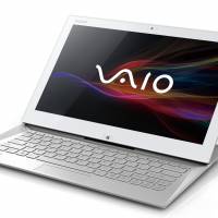 Slimline and light, Sony\'s Vaio Duo is a hybrid between a laptop and a tablet. |  PETER LANGMAN