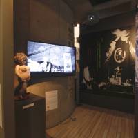 Film footage and props used Shuji Terayama\'s troupe Tenjo Sajiki reveal the unusual nature of the artist\'s idea of theater. | COURTESY OF WATARI-UM