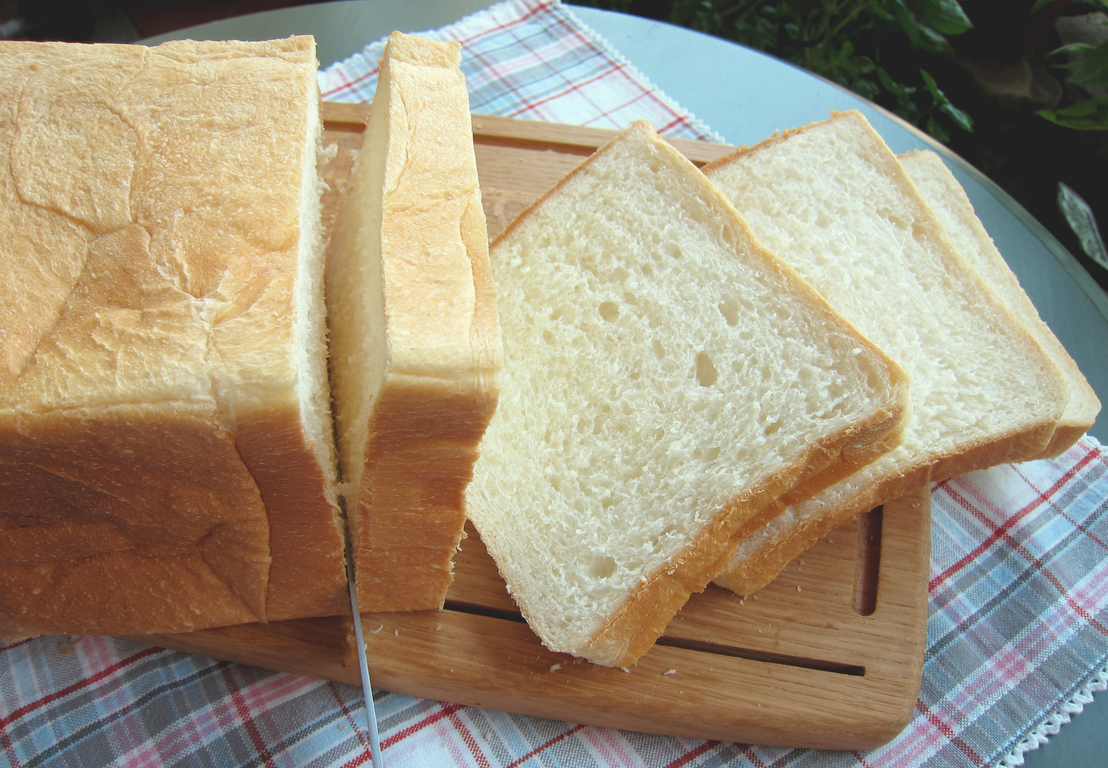 Slice of life: A Japanese shokupan loaf is usually white and much fluffier than bread overseas. | MAKIKO ITOH