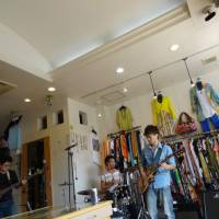 Up close: A band performs in a clothes store at a previous Nagaokakyo Music Shotengai Festival in Kyoto. | ROBBIE SWINNERTON