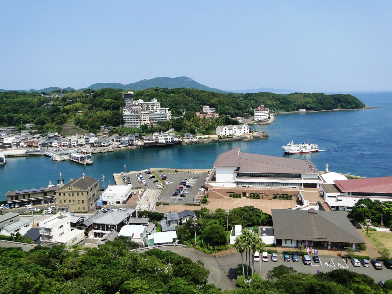 Island life: The view of the port from Hirado Castle. | MANDY BARTOK