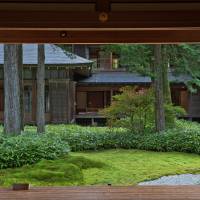 Past and present: The main structure of the Tamozawa Imperial Villa was relocated to Nikko from Akasaka in Tokyo in 1899, and its garden boasts design touches from as early as the eighth century. Its inner garden is dominated by luxurious swaths of moss. | STEPHEN MANSFIELD