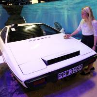 License to dive: The Lotus Esprit used in the James Bond movie \"The Spy Who Loved Me\" was sold Monday at a London auction for &#163;550,000. | AP
