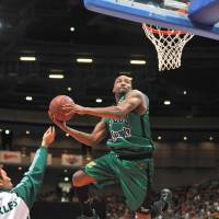 Staying power: John \"Helicopter\" Humphrey began playing in the bj-league in its inaugural 2005-06 season. | YOSHIAKI MIURA