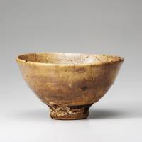 The 16th-century National Treasure \"Kizaemon\" Korai-jawan (tea bowl) | KOHOAN, DAITOKUJI, KYOTO