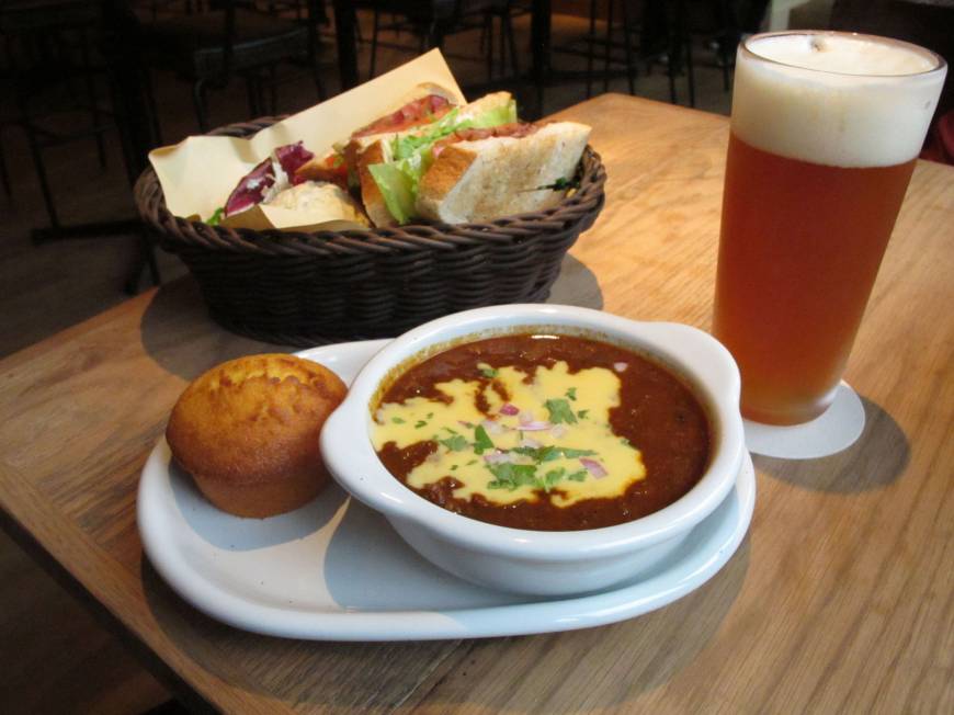 Smokehouse Kick Ass black-bean chili. | ROBBIE SWINNERTON