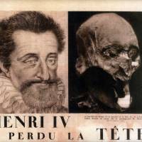 A heady mystery: Scientists say they have identified a mummified head (right) as belonging to France’s King Henry IV (left), who was assassinated in 1610 and whose head went missing during the French Revolution. But critics contest the claim. Mystery of Henry IV's missing head divides France
