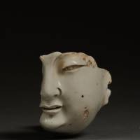 White porcelain \"Face of the Buddha\" (960-1127) | CULTURAL RELICS INSTITUTE HEBEI PROVINCE