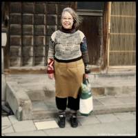 Noriko, 63, housewife: \'Struggling in the cold wind, her groceries in her bag, Noriko was going home. There was something about her, an aura that I sensed. When I saw her smile, I knew straightaway that I was right. A beautiful smile was on her face and she was ready to give me directions. When she realized that I wasn\'t lost, she produced an even more beautiful smile.\" | CEDRIC RIVEAU
