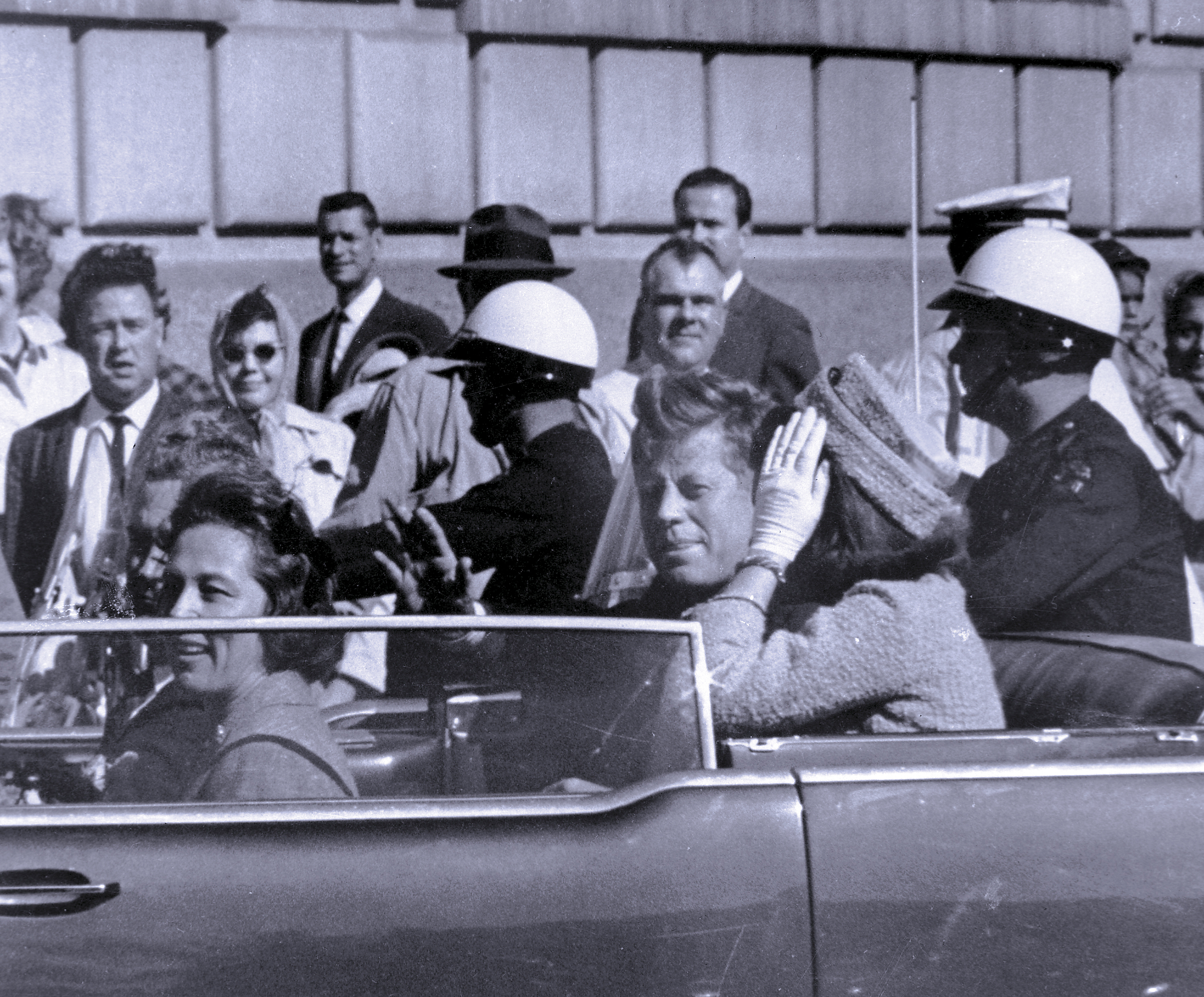 6 Sizes! Dallas Motorcade of John F New Photo Kennedy Before Assassination 