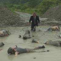 Wading in: Dancer/actor Min Tanaka makes a bold and uniquely controlled performance in \"Hajimari mo Owari mo Nai (No Beginning, No End),\" a film with almost no dialogue that nonetheless raises existential questions. | &#169; 2013 ITO PLANET CO.,LTD