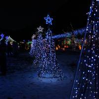 Lights fantastic: Decorations bring seasonal cheer to a corner of Gunma Prefecture during the Lake Haruna Illumination Festival. | WES LANG