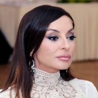 Face of a nation: Human rights advocates claims the family of Azerbaijan\'s first lady, Mehriban Aliyeva, is using the ostensibly independent European Azerbaijan Society trade body to further the regime\'s agenda. | WIKIPEDIA