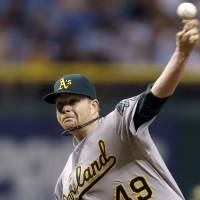 Better bundle up: The Oakland Athletics have dealt pitcher Brett Anderson to the Colorado Rockies for hurler Drew Pomerantz and a minor league player. Trades begin as meetings heat up