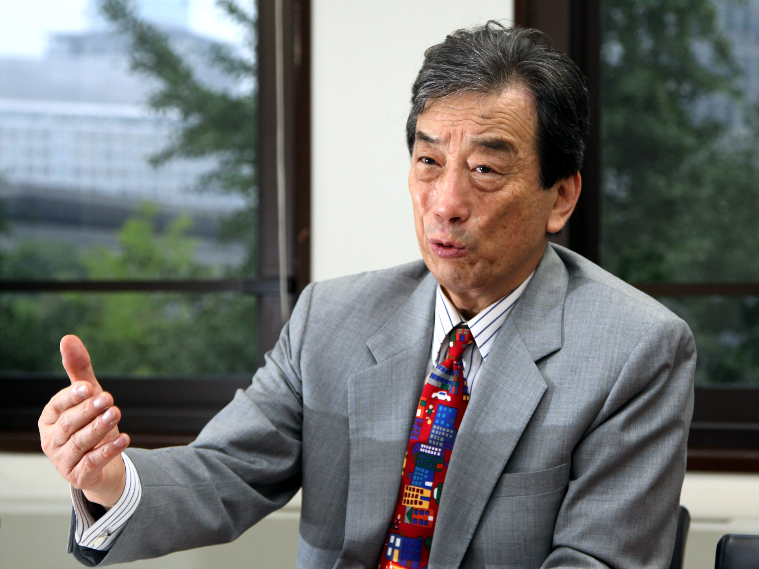 Inconvenient truths: Kiyoshi Kurokawa, who last year led a Diet panel that investigated the Fukushima nuclear calamity, is interviewed in Tokyo. | BLOOMBERG
