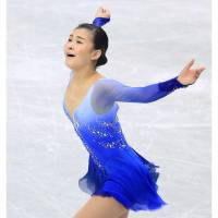 Spirited performance: Kanako Murakami scores 202.52 points to finish second at nationals. | KYODO