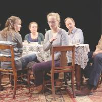 Home-grown: “The Apple Family Plays” ‘ series cast in “Regular Singing.” New York's Apples make a big impression