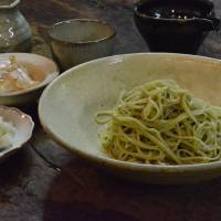 Take a dip: Finely cut noodles at Sobakiri Karani. | JJ O\'DONOGHUE