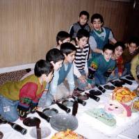 Their turn: Children in the orphanage where Sahel spent some of her early years celebrate the birthdays of a selected group of kids at a once-a-year party. | COURTESY OF SAHEL ROSA