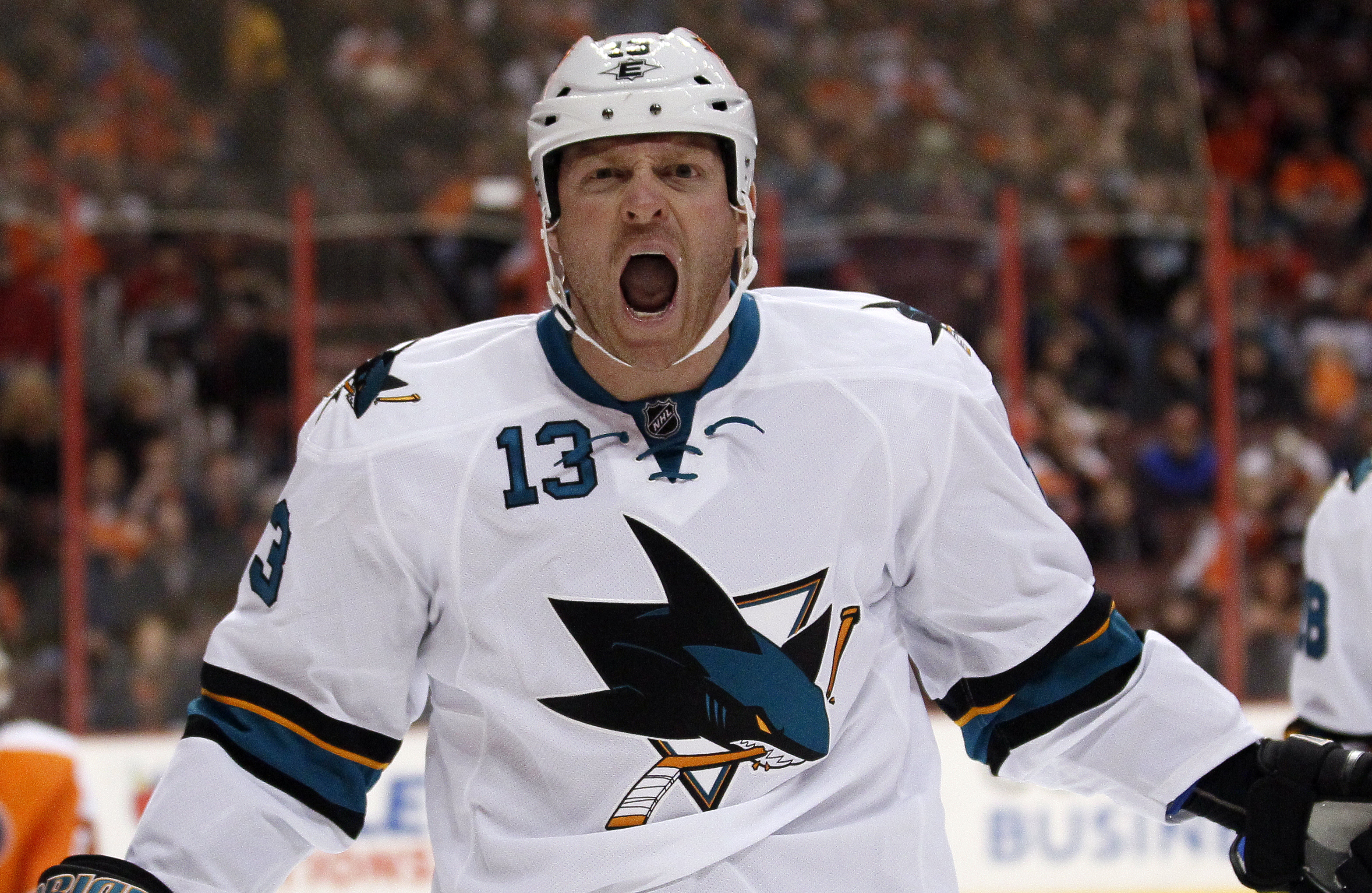 sharks devour feeble flyers the japan times flyers hockey in san jose