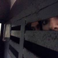 This photo supplied by Pussy Riot member Maria Alekhina was taken in the back of a police vehicle after she and several others were detained Tuesday in Sochi, Russia. | AP