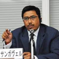 Shandre Thangavelu, an associate professor in the Department of Economics, Faculty of Arts & Social Sciences at the National University of Singapore | SATOKO KAWASAKI