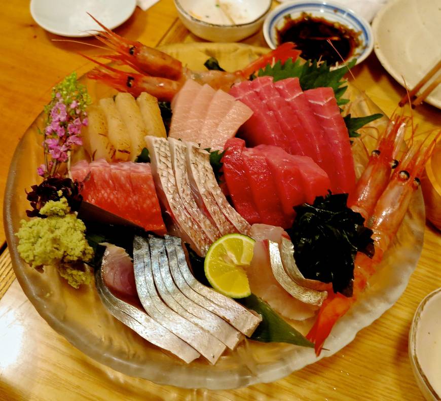 Ajisen Supreme seafood: The mixed sashimi plate at Ajisen. | ROBBIE SWINNERTON