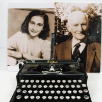 This typewriter used by Anne Frank\'s father is one of the items to be put on a special display featuring Frank\'s life that will start March 15 at the Holocaust Education Center in Fukuyama, Hiroshima Prefecture. | KYODO