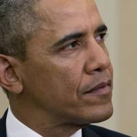 U.S. President Barack Obama has been assailed for his handling of the Ukrainian crisis by Republicans, including his rival in the 2008 presidential election, Sen. John McCain. | AP