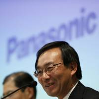 Panasonic Corp\'s Chief Executive Kazuhiro Tsuga speaks during a news conference in Tokyo Monday.  | REUTERS