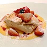 Semifreddo meringata, with strawberries | ROBBIE SWINNERTON