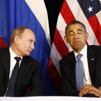 U.S. President Barack Obama meets with Putin in Los Cabos, Mexico, in June 2012. | REUTERS