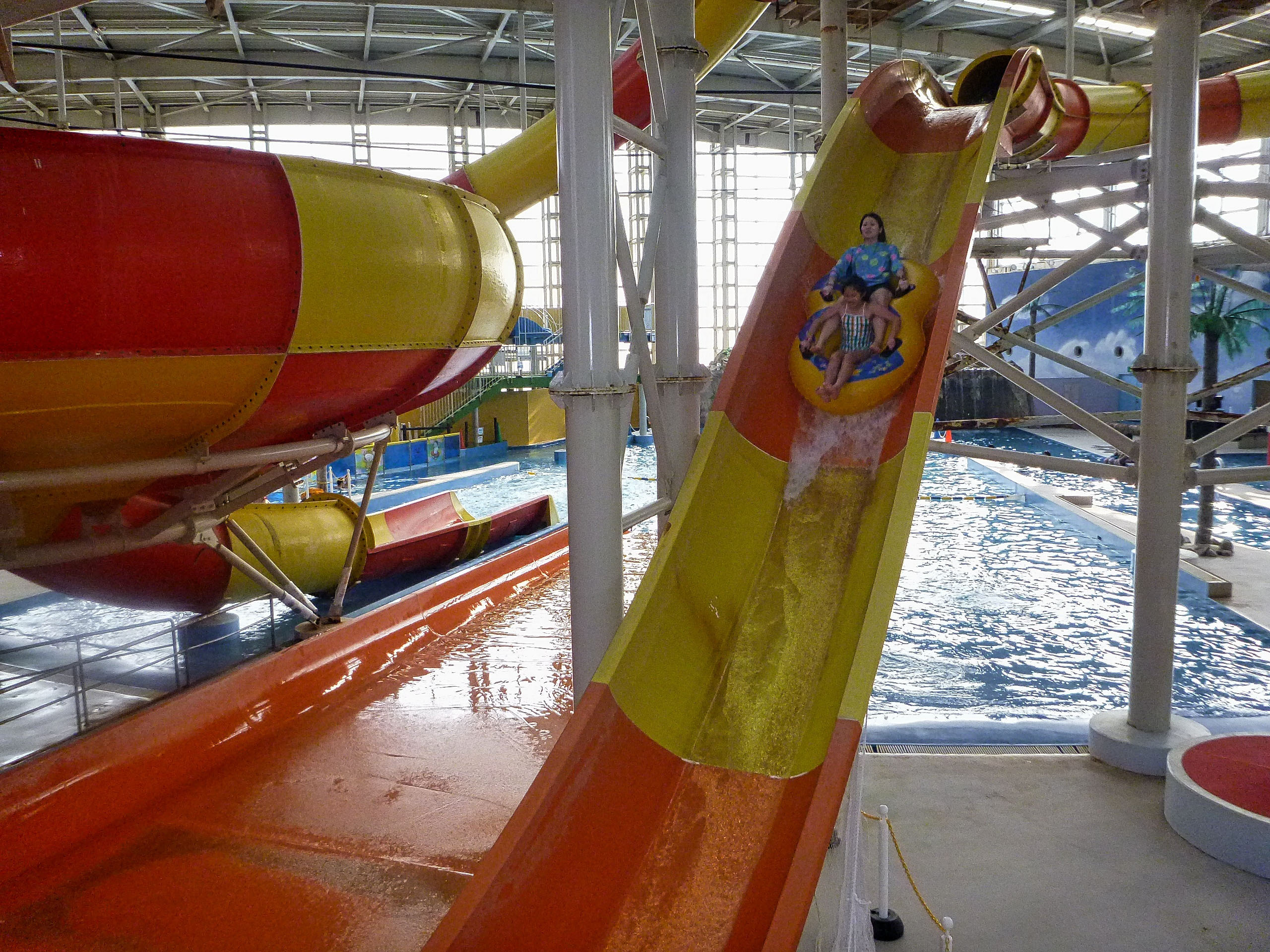 Wet and wild: Spa World in Osaka is a family-friendly mix of children's water park and hot-spring retreat. Water slides and other play equipment are available for kids of all ages, and there is even accommodation for when one day is not enough. | JASON JENKINS