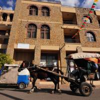 A horse-drawn gharry in Gondar. | C.W. NICOL