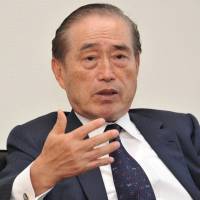 Fumio Sudo, the new chairman of Tokyo Electric Power Co., is interviewed in Tokyo last Thursday. New Tepco chief ready to face challenges