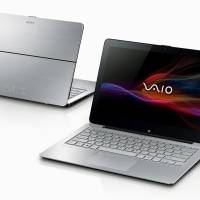 Sony Corp.\'s Vaio Fit 11A laptop computers are seen in this file photo. Its batteries could overheat and cause burns. | KYODO