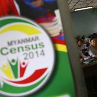 Volunteers attend a census training course in Yangon on March 23. The census, Myanmar\'s first in three decades, has been mired in controversy, much of it concerning the counting of Rohingya, Muslims who live in western Rakhine state. The United Nations describes the Rohingya as one of the most persecuted minorities in the world. | REUTERS