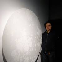 Local connections: Shinji Ohmaki in the entrance to his work \"A Large House.\" | JAMES JACK