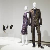 \"Miharayasuhiro\" dress jacket, shirts, pants designed by Yasuhiro Mihara. | \"FUTURE BEAUTY: THE TRADITION OF REINVENTION IN JAPANESE FASHION,\" ©KYOTO COSTUME INSTITUTE, PHOTO BY OSAMU WATANABE