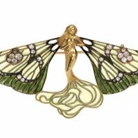 Rene Lalique “Brooch, Winged Sylph” (c.1900) | THE NATIONAL MUSEUM OF MODERN ART, TOKYO