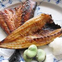 Mirin-boshi is a fish dish that has been marinated in a mirin mixture. | MAKIKO ITOH
