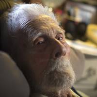 The world\'s oldest living man, 111-year-old Alexander Imich, poses for a photograph during an interview at his home on New York City\'s Upper West Side on Friday. | REUTERS