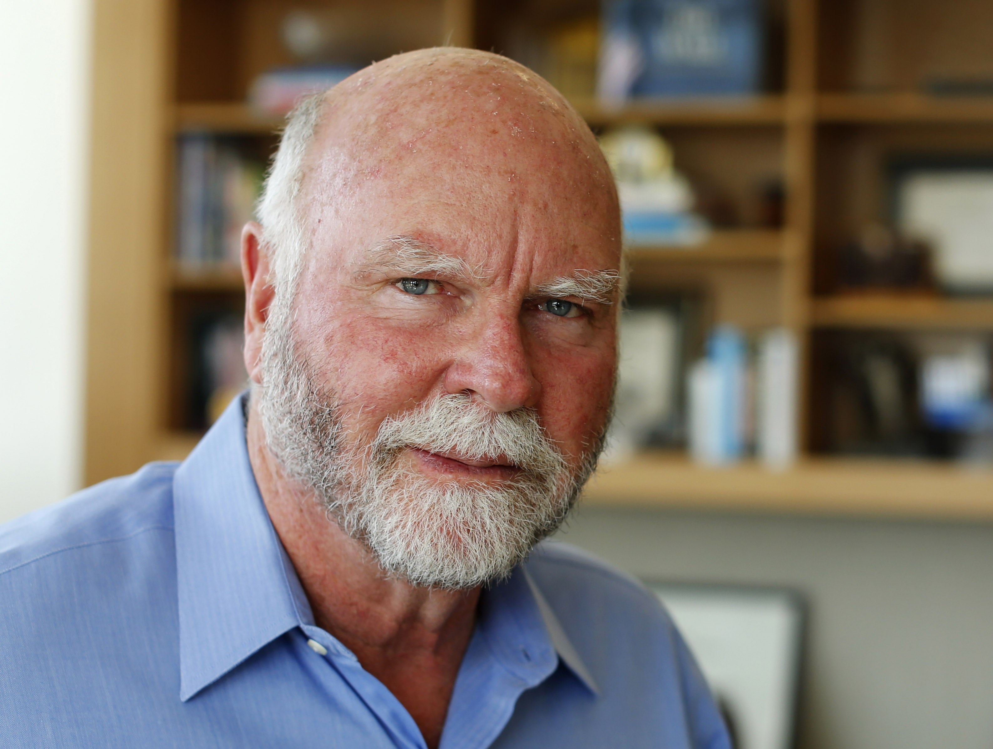 Genetic researcher J. Craig Venter is pictured in his office in La Jolla, California, on March 7. | REUTERS