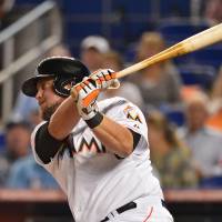 Stellar start: Miami Marlins third baseman Casey McGehee, who played for the Tohoku Rakuten Golden Eagles last season, is batting .313 through Monday. REUTERS/USA TODAY SPORTS | AP