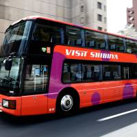 The Visit Shibuya bus will give free English-language tours of Tokyo in July and August while providing free, roving Wi-Fi at the same time. | TOKYU CORP.
